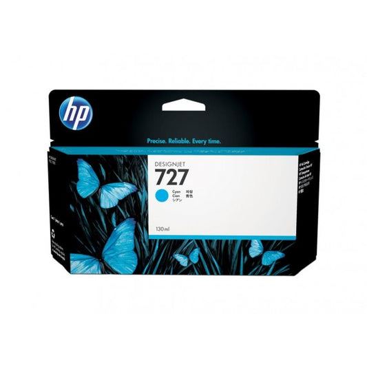 HP 727 CIANO B3P19A CARTUCCIA ORIGINALE CYAN PER HP Designjet T1500,T2500,T920 727 CAPACITA 130ML