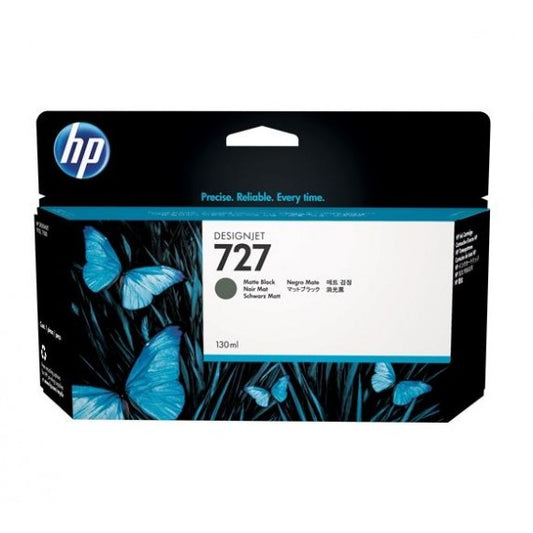HP 727 MATTE BLACK B3P22A CARTUCCIA ORIGINALE PER HP Designjet T1500,T2500,T920 727 CAPACITA 130ML
