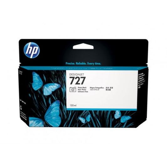 HP 727 PHOTO BLACK B3P23A CARTUCCIA ORIGINALE PER HP Designjet T1500,T2500,T920 727 CAPACITA 130ML