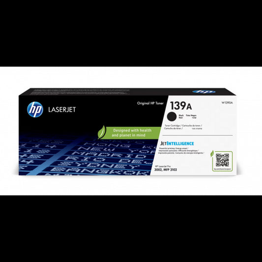 Hp W1390A 139A toner originale per HP LASERJET PRO 3002dw,3002dn,MFP 3102fdw capacità 1.500 pagine