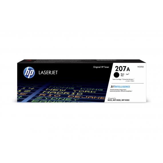 HP W2210A NERO TONER ORIGINALE 207A PER HP Color LaserJet Pro Color Pro M255,MFP M282nwM283fw CAPACITA 1.350 PAGINE