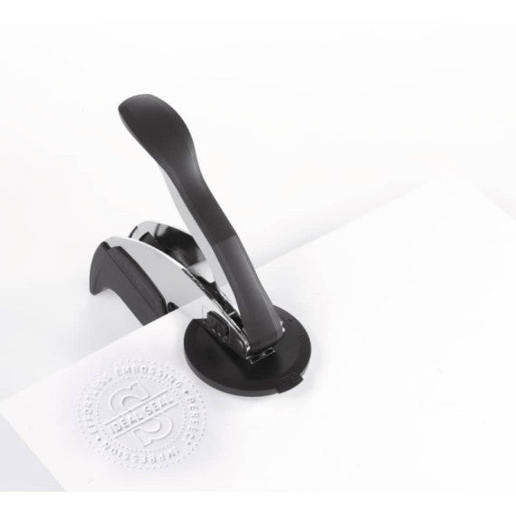 Ideal Seal 970051/LS Cromo - Timbro a secco PERSONALIZZATO - pressa  Ø51 mm - con borsa deluxe - 185417