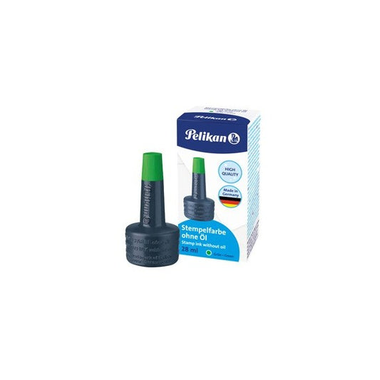 Inchiostro 4k per cuscinetti - senza olio - 28 ml - verde - Pelikan