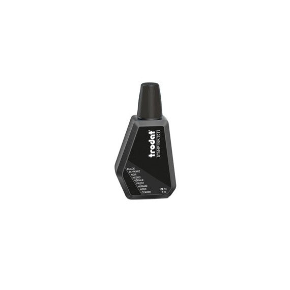 Inchiostro 7011 per timbro in gomma - nero - 28 ml - Trodat