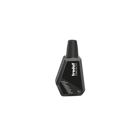 Inchiostro 7011 per timbro in gomma - nero - 28 ml - Trodat