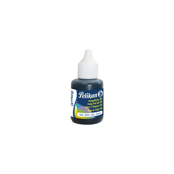 Inchiostro 84 - 30 ml - resistente all'acqua - bianco - Pelikan