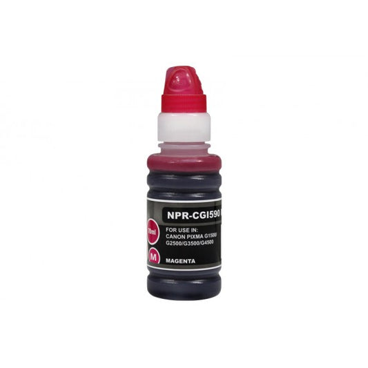 INCHIOSTRO GI-590M MAGENTA 1605C001 SERBATOIO FLACONE DI INCHIOSTRO COMPATIBILE PER CANON PIXMA G4511,G3501,G2500 GI590 70ml