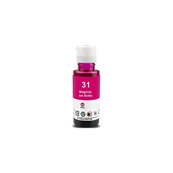INCHIOSTRO GT-31M MAGENTA 1VU27AE SERBATOIO FLACONE COMPATIBILE INK DYE PER HP Smart Tank 513,455,457,555,559,570 GT31 90ml