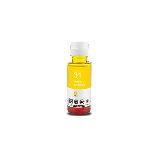 INCHIOSTRO GT-31Y GIALLO 1VU28AE SERBATOIO FLACONE COMPATIBILE INK DYE PER HP Smart Tank 513,455,457,555,559,570 GT31 90ml