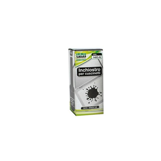 Inchiostro per cuscinetti - 30 ml - senza olio - nero - Lebez