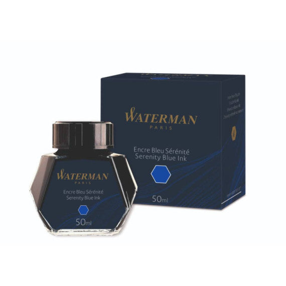 Inchiostro per stilografica Waterman flacone da 50 ml Waterman blu S0110720