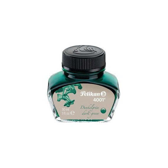Inchiostro stilografico 4001 - 30 ml - verde scuro - Pelikan