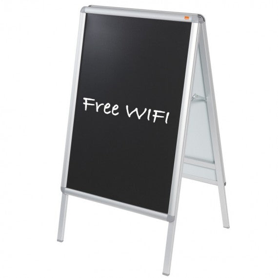Inserto nero per cavalletto A Frame - scrivibile - A1 - Nobo - conf. 2 pezzi