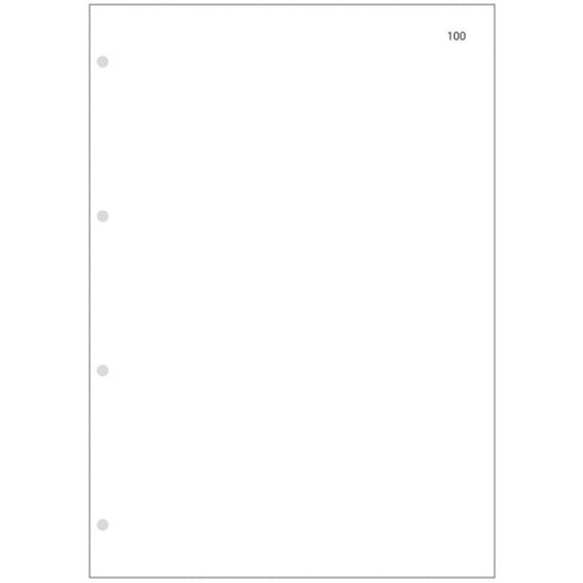 Interno bianco numerato 1/100 O.C.L. 100 fogli - 0712