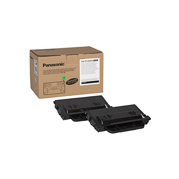 Kit 2 toner Panasonic DQ-TCC008-XD neri originali per Panasonic DP-MB310JT,DP-MB311JT DQTCC008XD capacità 8.000 pagine