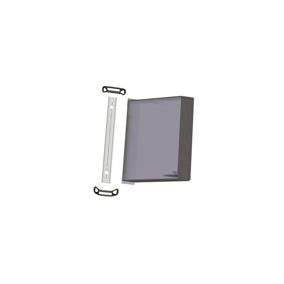 Kit leggio magnetico - 10 buste - A4 - nero - Djois