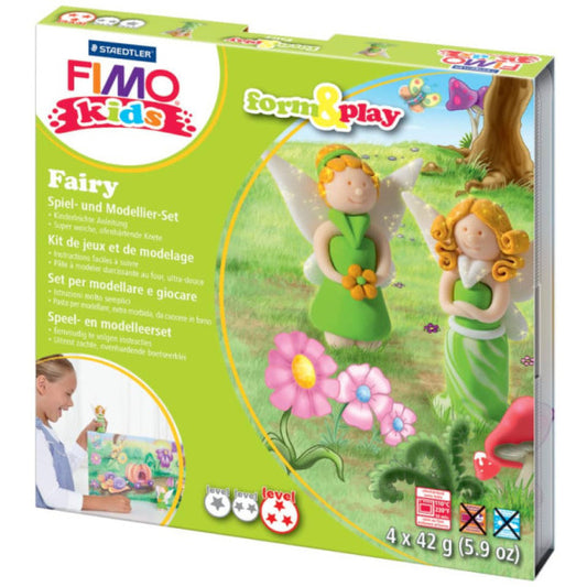 Kit Staedtler Fimo Kids Form&Play soggetto fatina 8034 04 LY
