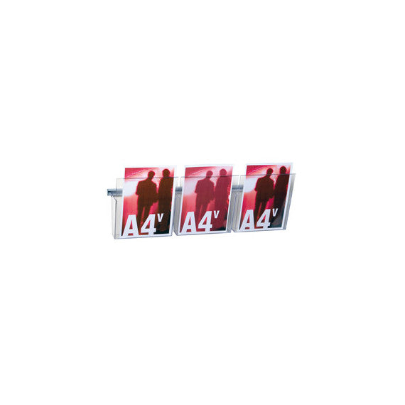 Kit Vision VS/3 - larghezza 75 cm - 3 tasche A4 trasparenti - Studio T