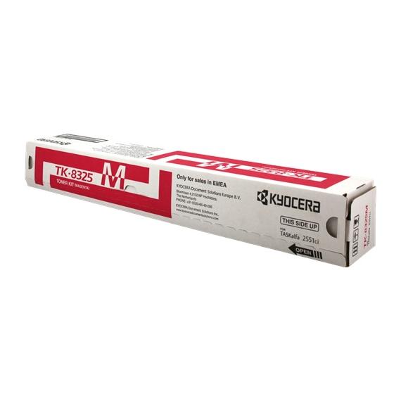 KYOCERA TK-8325M MAGENTA ORIGINALE 1T02NPBNL0 PER KYOCERA TASKALFA 2551ci CAPACITA 12.000 PAGINE TK8325
