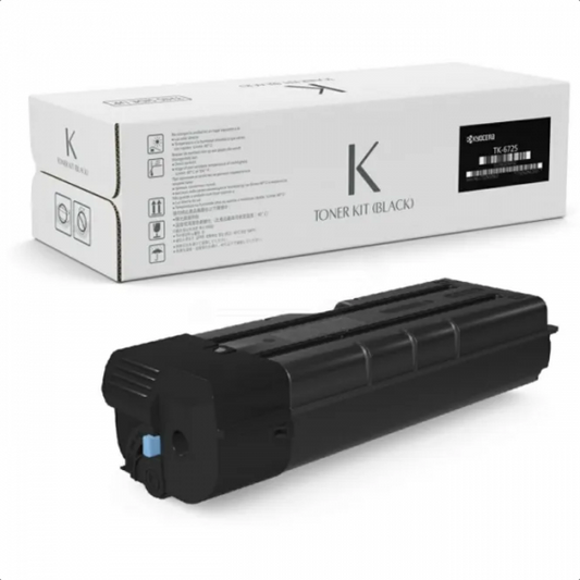 KYOCERA TK6725 NERO TONER ORIGINALE 1T02NJ0NL0 PER KYOCERA TASKalfa 7002i,8002i,9002i TK-6725 CAPACITA' 70.000 PAGINE