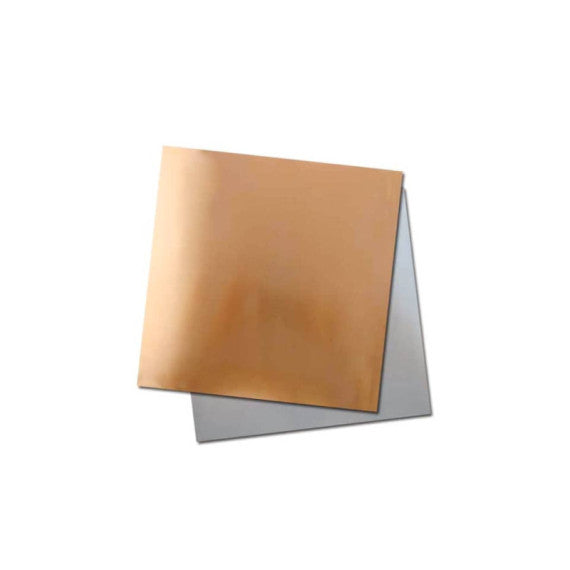 Lastrine in alluminio e rame Deco 20x30 cm - conf. da 12 pezzi - 113/4