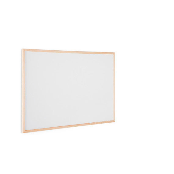 Lavagna bianca magnetica - 60 x 90 cm - cornice legno - bianco - Starline