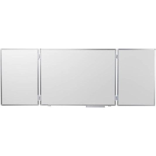 Lavagna bianca magnetica cancellabile Legamaster Economy plus 3 pannelli bianco 90x120-240 cm- 7-100554