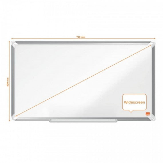 Lavagna bianca magnetica Nobo Widescreen laccata Premium Plus 32'' - 710x400 mm 1915370