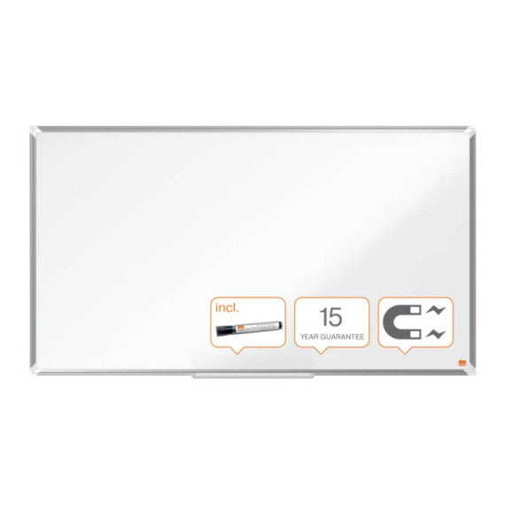 Lavagna bianca magnetica Nobo Widescreen laccata Premium Plus 55'' - 1220x690 mm 1915372