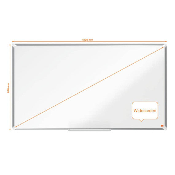 Lavagna bianca magnetica Nobo Widescreen laccata Premium Plus 55'' - 1220x690 mm 1915372