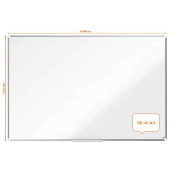 Lavagna bianca magnetica Premium Plus - 120 x 180 cm - Nobo