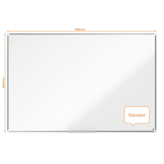 Lavagna bianca magnetica Premium Plus - 120 x 180 cm - Nobo