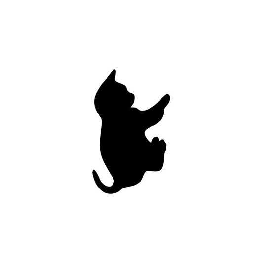 Lavagna da parete Silhouette - 45,5 x 29 cm - forma gatto - nero - Securit