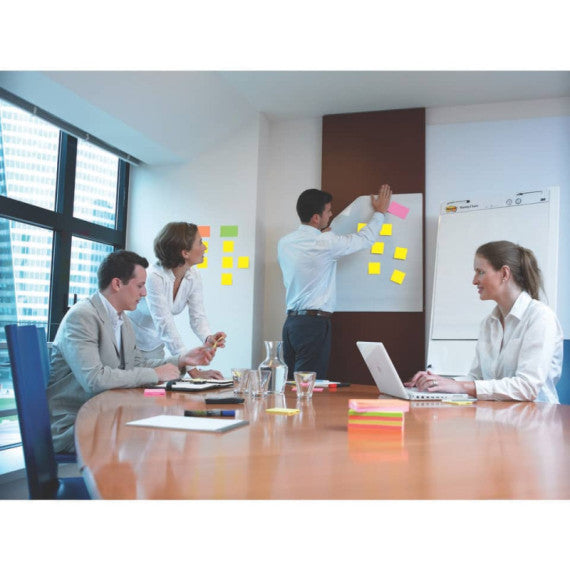 Lavagna da tavolo Post-it® Super Sticky 58,4 cm x 50,8 cm bianco 1 blocco da 20 fogli - 563R