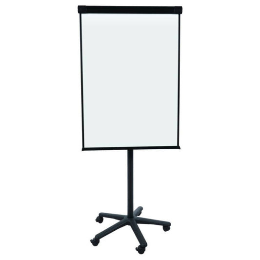 Lavagna magnetica a fogli mobili con 5 ruote Q-Connect cancellabile 70x103 cm - KF04160