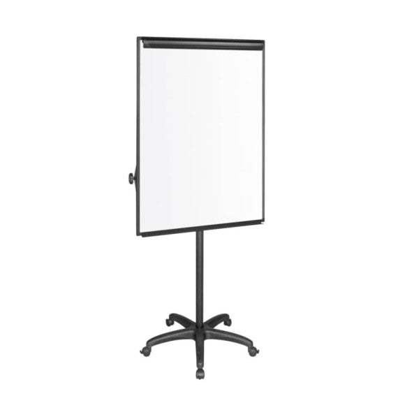 Lavagna magnetica a fogli mobili con 5 ruote Q-Connect cancellabile 70x103 cm - KF04160