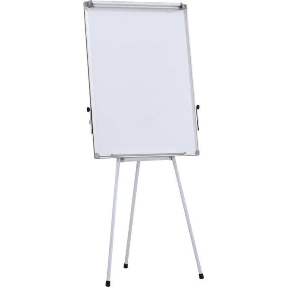 Lavagna magnetica cancellabile a secco con fogli mobili, cornice in alluminio e treppiede Office Products 70x100 cm