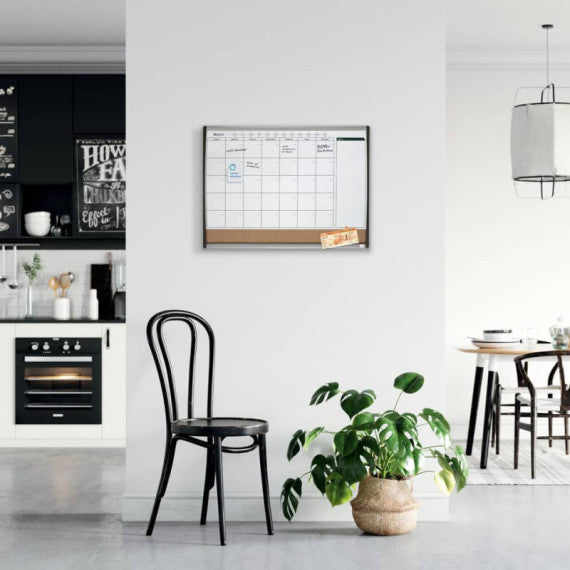 Lavagna magnetica combinata con calendario mensile Nobo Nobo 58,5x43 cm 1903813
