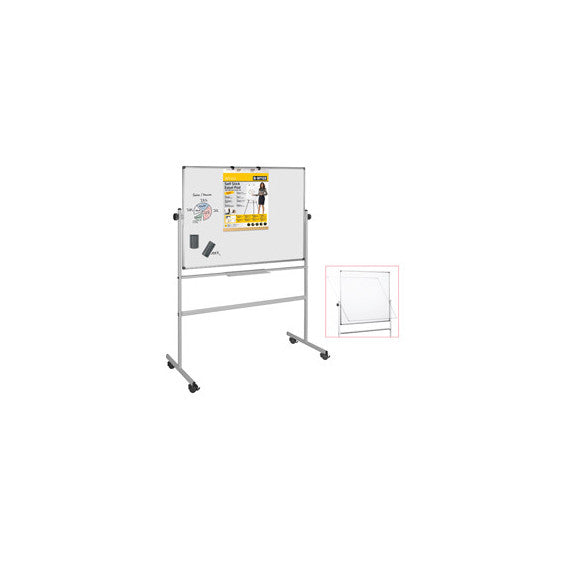 Lavagna magnetica girevole Professional - 100 x 150 cm - bianco - Bi-Office