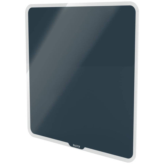 Lavagna magnetica in vetro Leitz Cosy - 450x450mm - grigio velluto 70440089