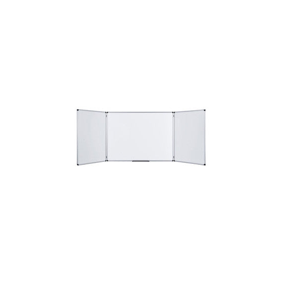 Lavagna magnetica Maya Trio - 90 x 240 cm (aperta) - bianco - Bi-Office