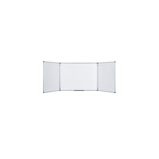 Lavagna magnetica Maya Trio - 90 x 240 cm (aperta) - bianco - Bi-Office