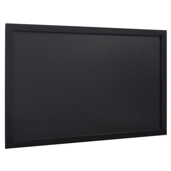 Lavagna Woody - cornice nera - 40 x 60 cm - Securit