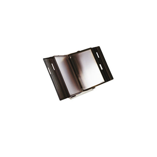 Leggio antibatterico - da tavolo - 10 buste - A4 - nero - Djois