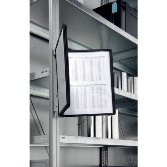 Leggio da parete DURABLE VARIO® MAGNET WALL 5 pannelli A4 nero - 591401