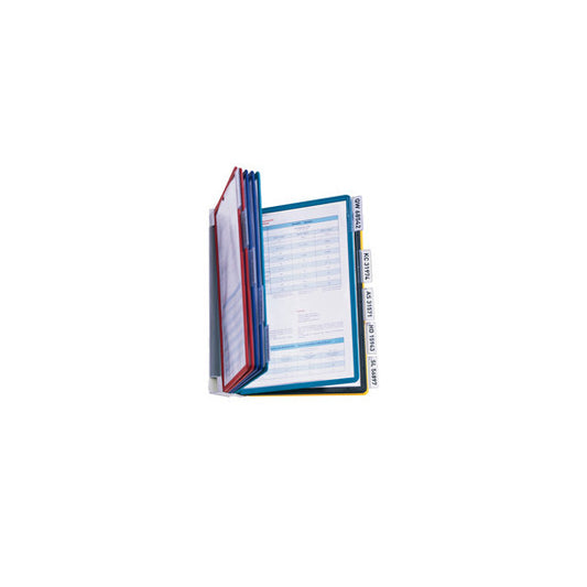 Leggio da parete Vario® Wall 10 - 10 pannelli Sherpa® inclusi - colori assortiti - Durable