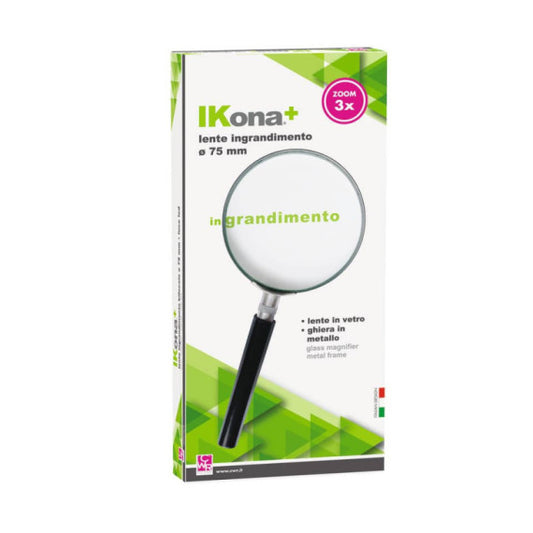 Lente di ingrandimento Ikona+ lente in vetro Ø 75 mm - 05356