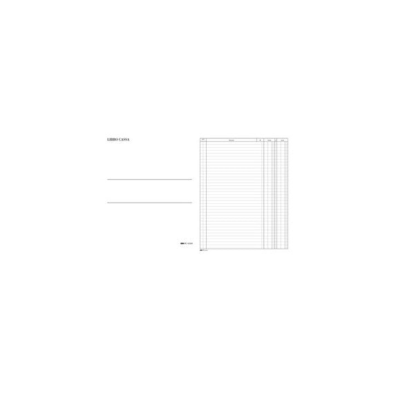 Libro cassa - 31 x 24,5cm - 100 fogli - Edipro