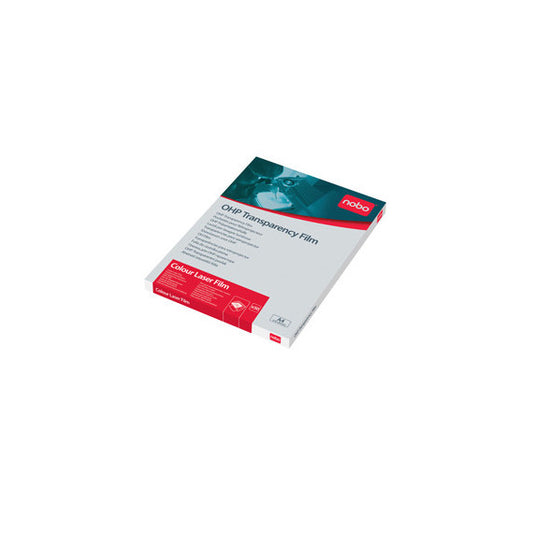 Lucido per stampanti laser color - A4 - 100 micron - Nobo - conf. 50 pezzi