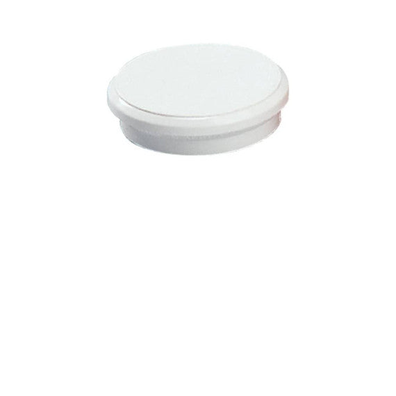 Magneti Dahle rotondi Ø 24 mm bianco altezza 7 mm - forza 3 N - conf. 10 pezzi - R955241